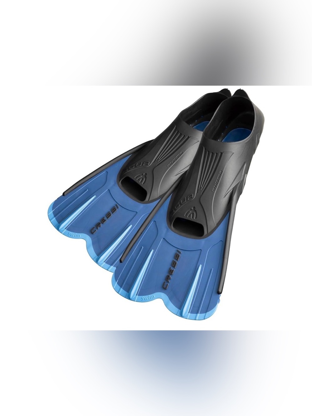 Cressi Agua Short Swim Fins – Size 39/40 – Made in Italy